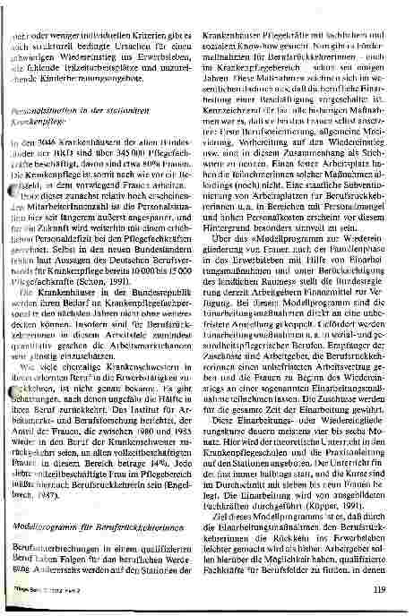 Vorschauseite 2: Wiedereinstieg für Krankenschwestern - Erfahrungen mit Berufsrückkehrerinnen in der Krankenpflege