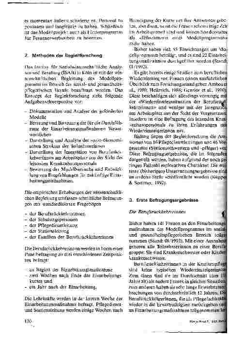Vorschauseite 3: Wiedereinstieg für Krankenschwestern - Erfahrungen mit Berufsrückkehrerinnen in der Krankenpflege