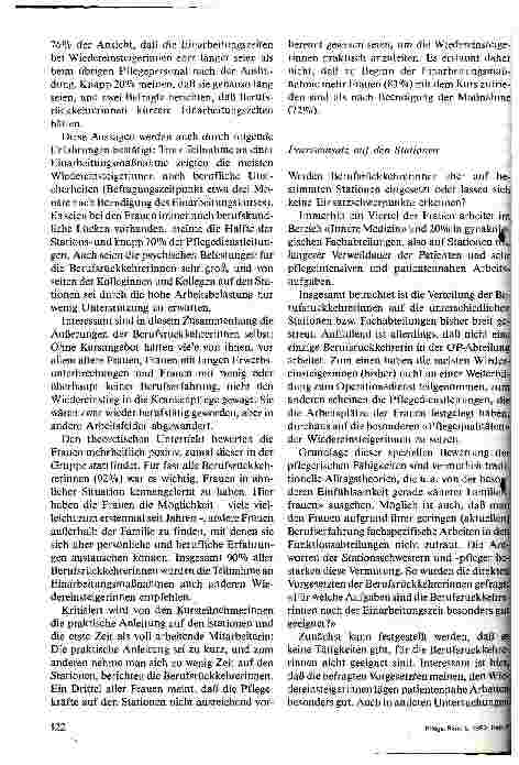Vorschauseite 5: Wiedereinstieg für Krankenschwestern - Erfahrungen mit Berufsrückkehrerinnen in der Krankenpflege