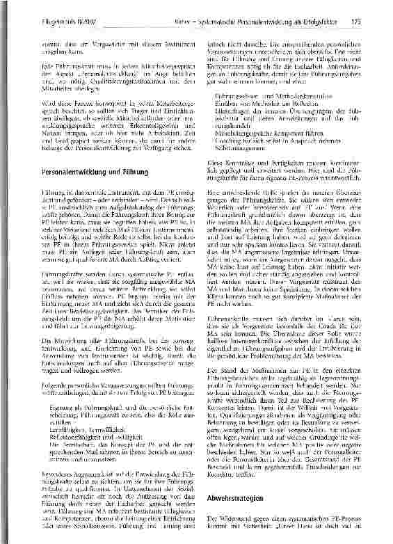 Vorschauseite 4: Systematische Personalentwicklung als Erfolgsfaktor für Unternehmen der Sozialwirtschaft