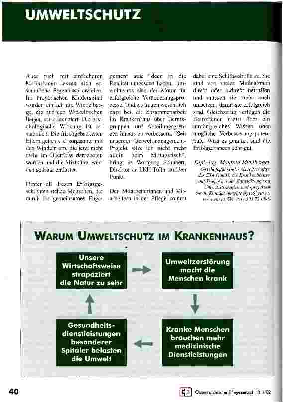 Vorschauseite 3: Gesundheitsschutz braucht Umweltschutz