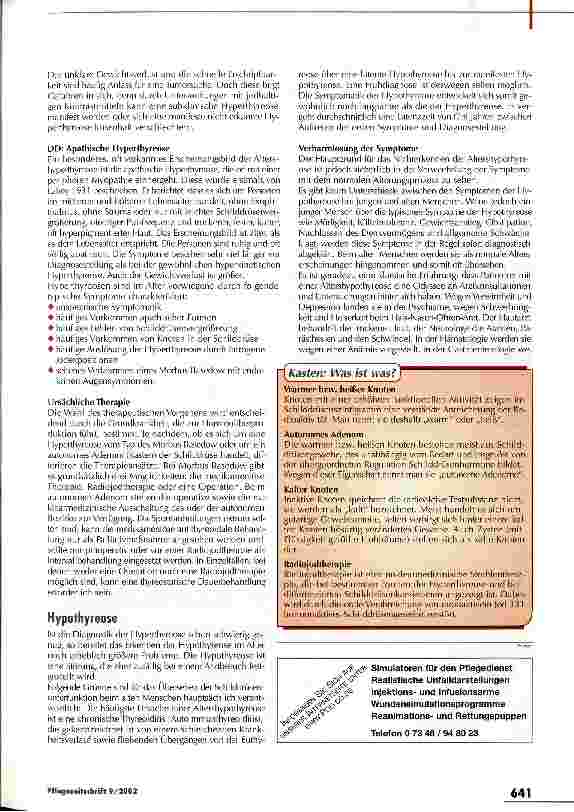 Vorschauseite 3: Versteckte Symptome