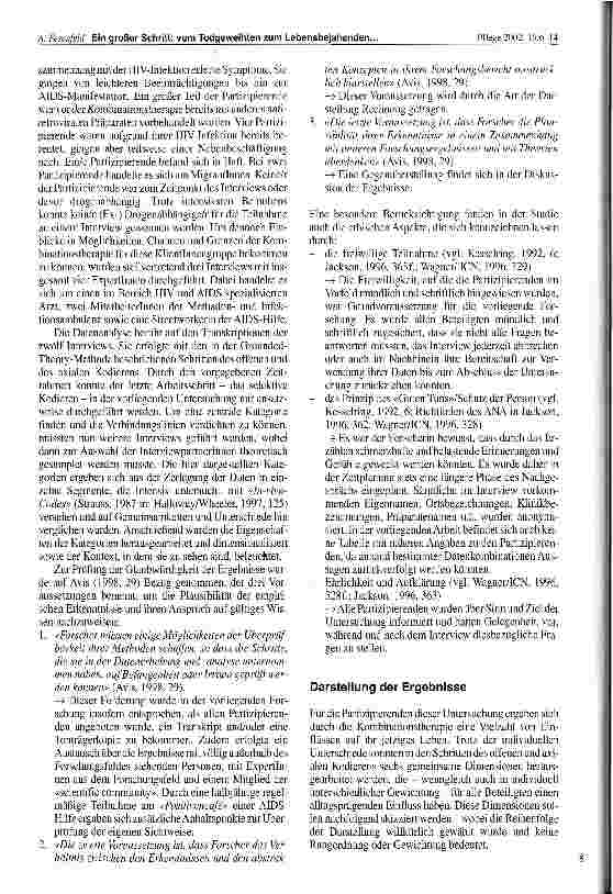 Vorschauseite 3: ... aber es ist für viele auch ein großer Schritt: vom Todgeweihten zum Lebensbejahenden ...