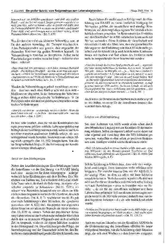 Vorschauseite 5: ... aber es ist für viele auch ein großer Schritt: vom Todgeweihten zum Lebensbejahenden ...
