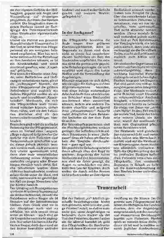 Vorschauseite 3: Überlebensstrategien angesichts des Todes Beobachtungen auf Intensivstationen
