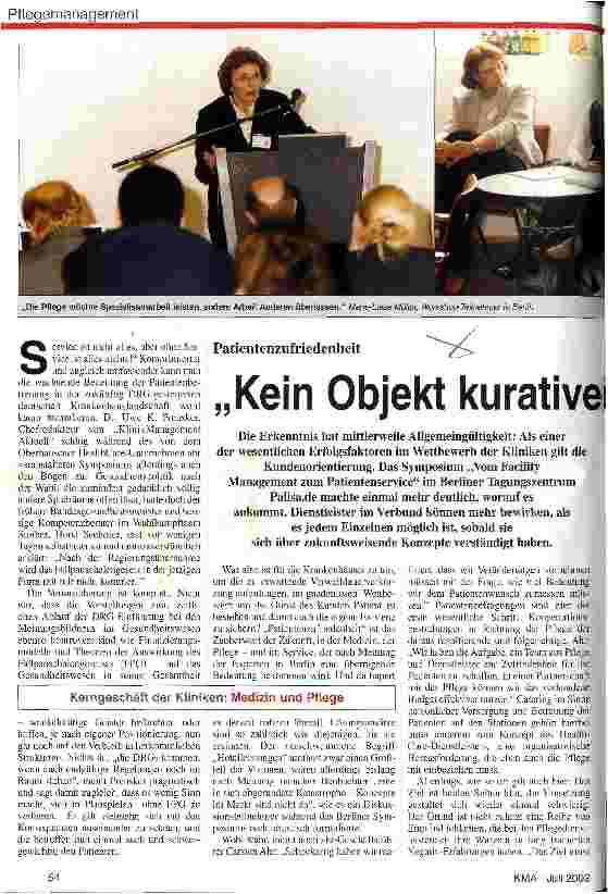 Vorschauseite 1: Kein Objekt kurativer Szenarien