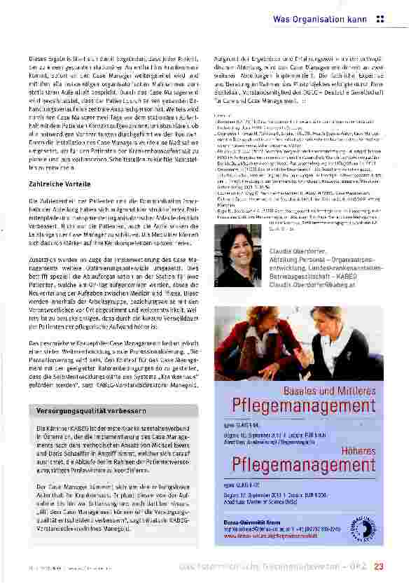 Vorschauseite 4: Die Patienten an der Hand nehmen