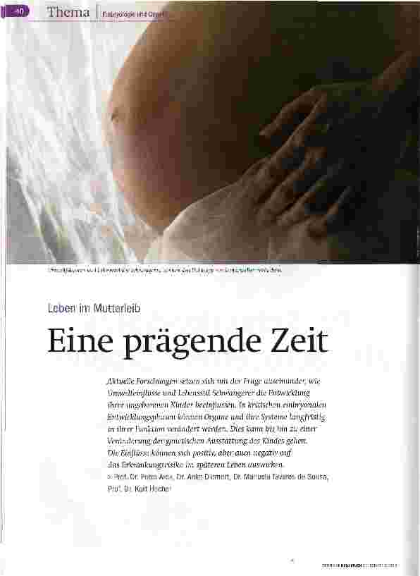 Vorschauseite 1: Eine prägende Zeit