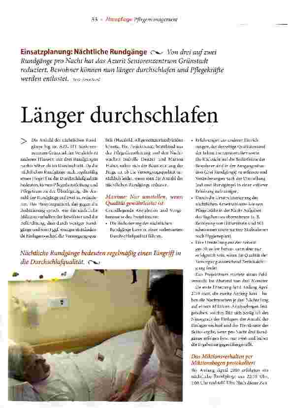 Vorschauseite 1: Länger durchschlafen