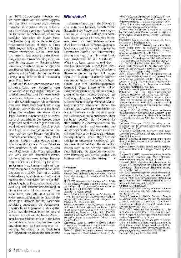 Vorschauseite 3: Hebammenforschung in: Arbeit gestalten