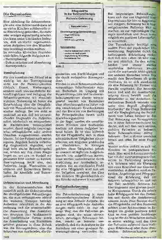 Vorschauseite 2: Die Schmerzambulanz