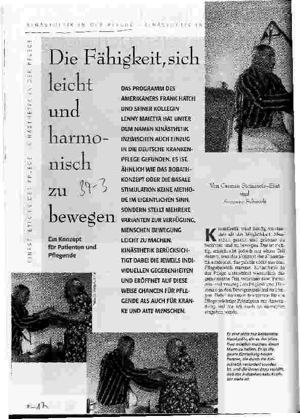 Vorschauseite 1: Die Fähigkeit, sich leicht und harmonisch zu bewegen