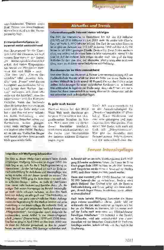 Vorschauseite 2: Pflegewüste Web
