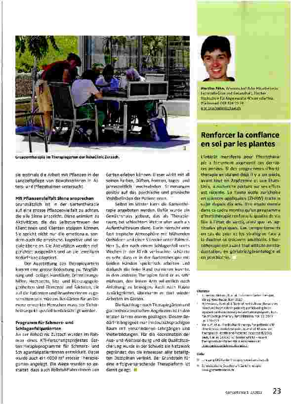 Vorschauseite 2: Mit Gartenarbeit Lebensqualität und Selbstvertrauen steigern
