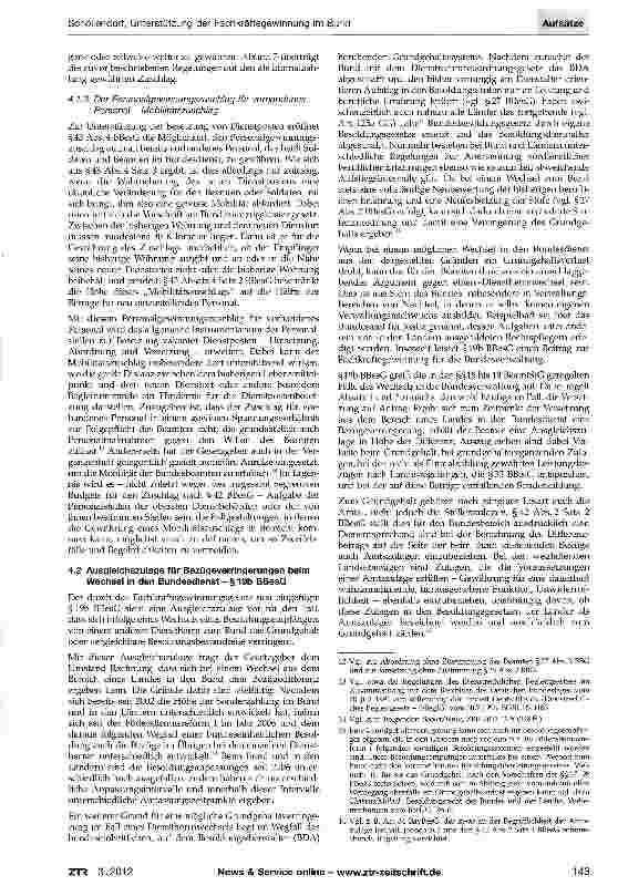 Vorschauseite 4: Das Gesetz zur Unterstützung der Fachkräftegewinnung im Bund und zur Änderung weiterer dienstrechtlicher Vorschriften