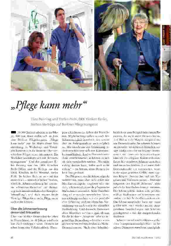 Vorschauseite 1: Pflege kann mehr