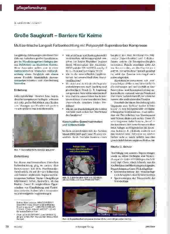 Vorschauseite 1: Große Saugkraft - Barriere für Keime