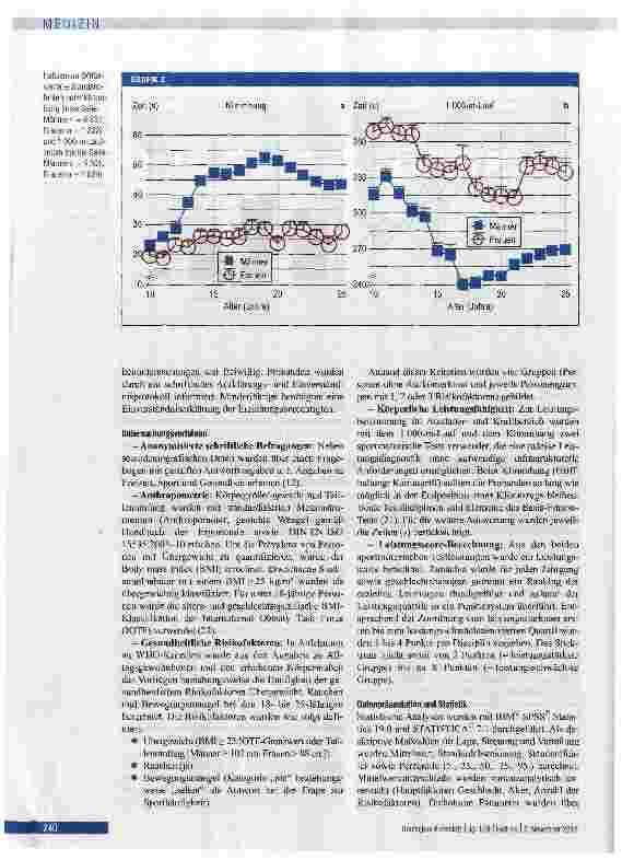 Vorschauseite 4: Körperliche Leistung, Gewichtsstatus, Raucherquote und Sporthäufigkeit von jungen Erwachsenen