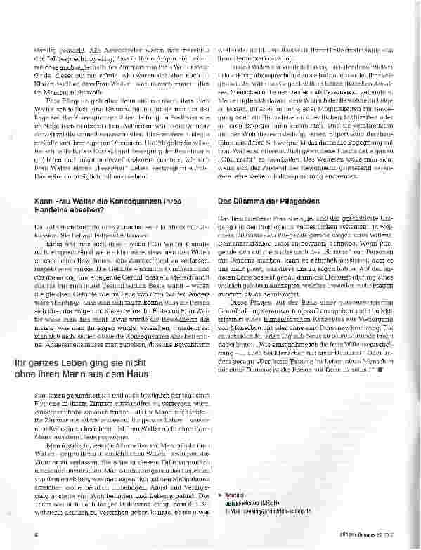 Vorschauseite 3: Verhandlungssache Pflege