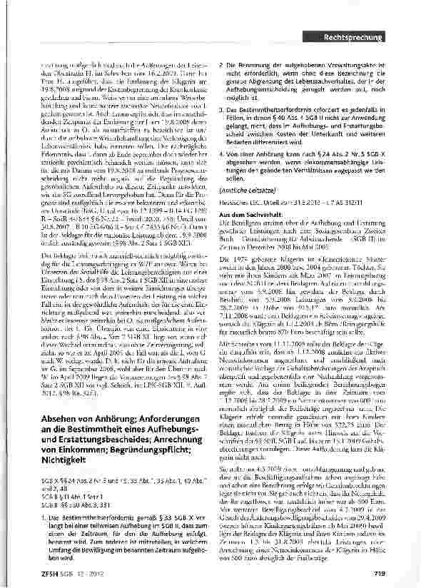 Vorschauseite 5: Erstattung von Aufwendungen der Eingliederungshilfe für behinderte Menschen; gewöhnlicher Aufenthalt; umstrittene Zuständigkeit zwischen zwei Rehabilitationsträgern (hier: örtlich…