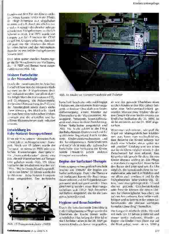 Vorschauseite 4: Frühgeborenenpflege im Wandel der Zeit - Vergangenheit, Gegenwart und Zukunft