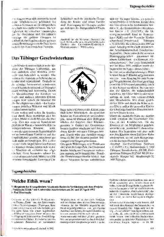 Vorschauseite 3: Die Betreuung krebskranker Kinder