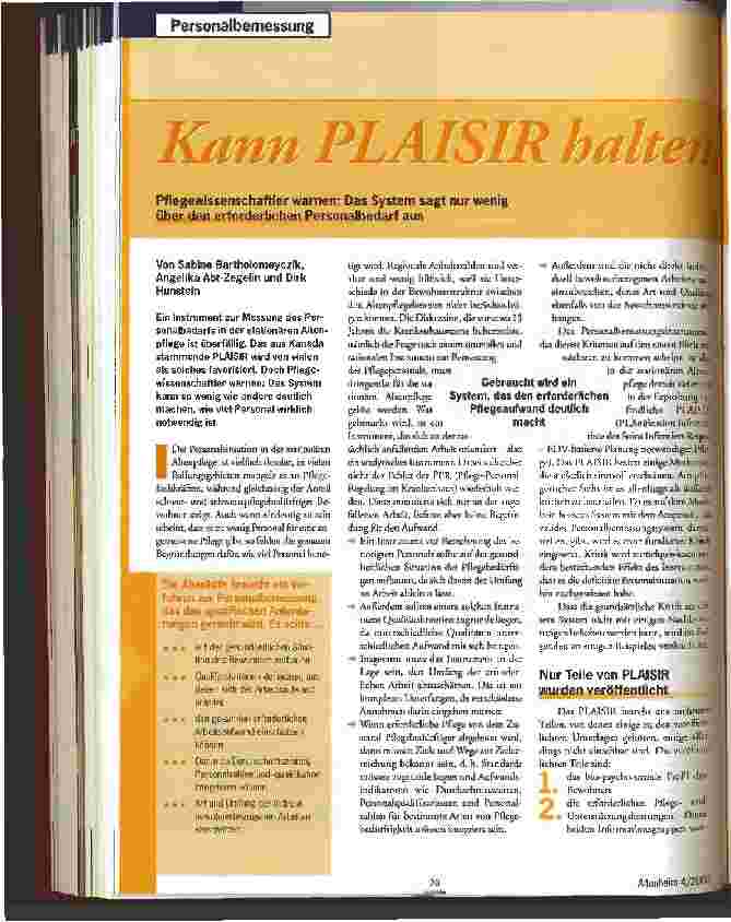 Vorschauseite 1: Kann PLAISIR halten, was es verspricht