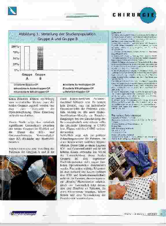 Vorschauseite 3: Unterschiede in der Dauer des ICUund Krankenhausaufenthalts zwischen Patienten mit isolierter Bypass-Operation und kombinierter Herzklappen-Bypass-Operation zur besseren Organisat…