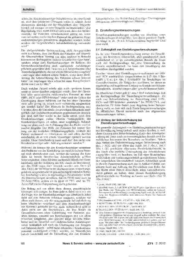 Vorschauseite 2: Arbeitsrechtliche Handlungspflichten und -möglichkeiten zur Vermeidung von Krankenhausinfektionen