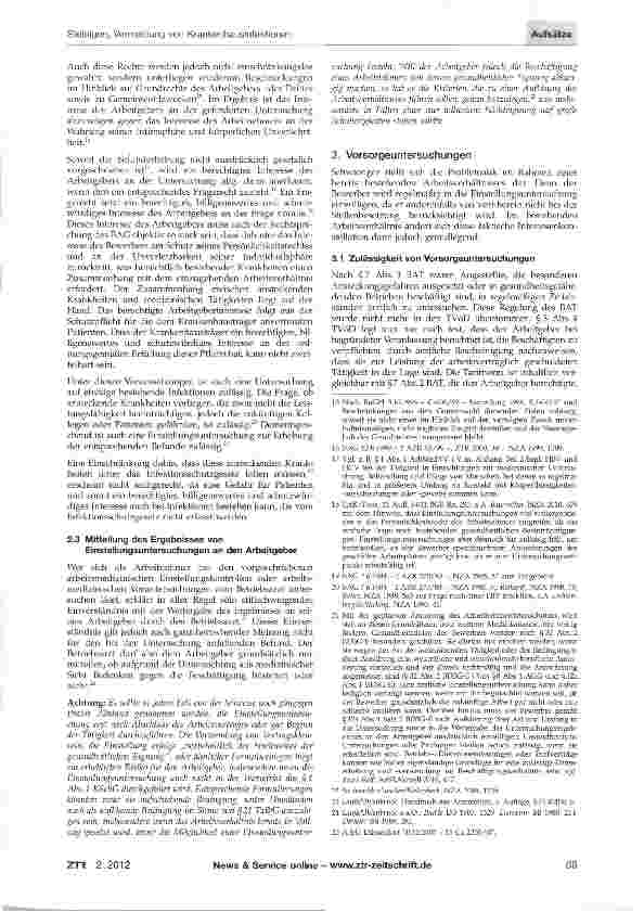 Vorschauseite 3: Arbeitsrechtliche Handlungspflichten und -möglichkeiten zur Vermeidung von Krankenhausinfektionen