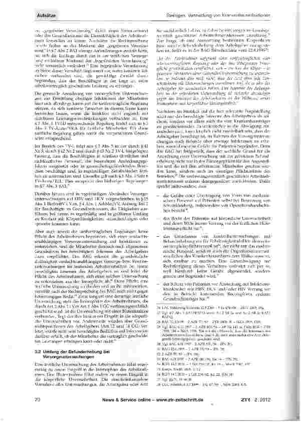 Vorschauseite 4: Arbeitsrechtliche Handlungspflichten und -möglichkeiten zur Vermeidung von Krankenhausinfektionen