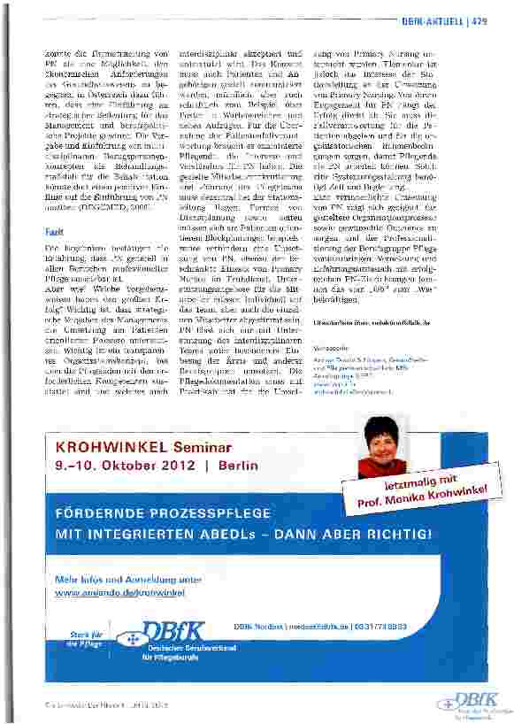 Vorschauseite 4: Vom „Ob zum „Wie