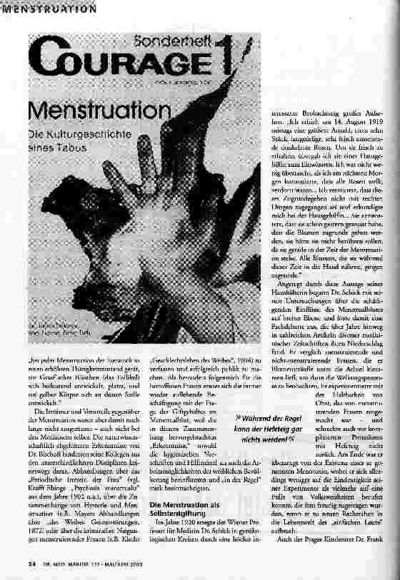 Vorschauseite 2: Das Gift in Ihrem Blute ... Zur Dämonisierung des Menstrualblutes