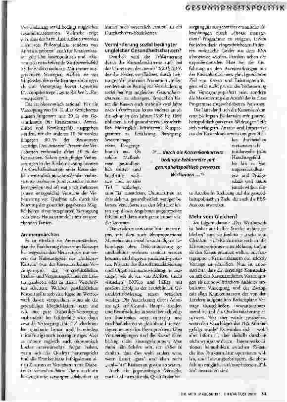 Vorschauseite 2: Reform für die Zukunft oder programmierter Niedergang?