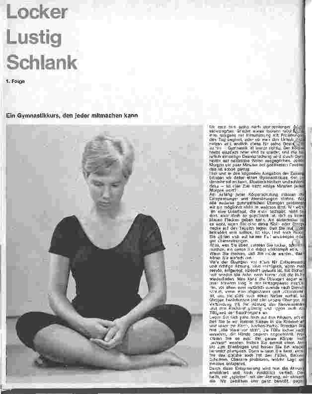 Vorschauseite 1: Locker, Lustig, Schlank 1. Folge