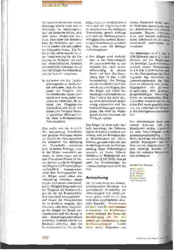 Vorschauseite 3: Nebentätigkeit als Leichenbestatter? Nicht für Pflegende!