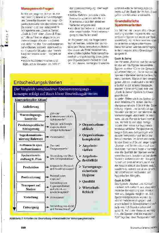 Vorschauseite 3: Prozessorientiertes Speisenmanagement Supply Chain Management in der Speisenversorgung des Krankenhauses
