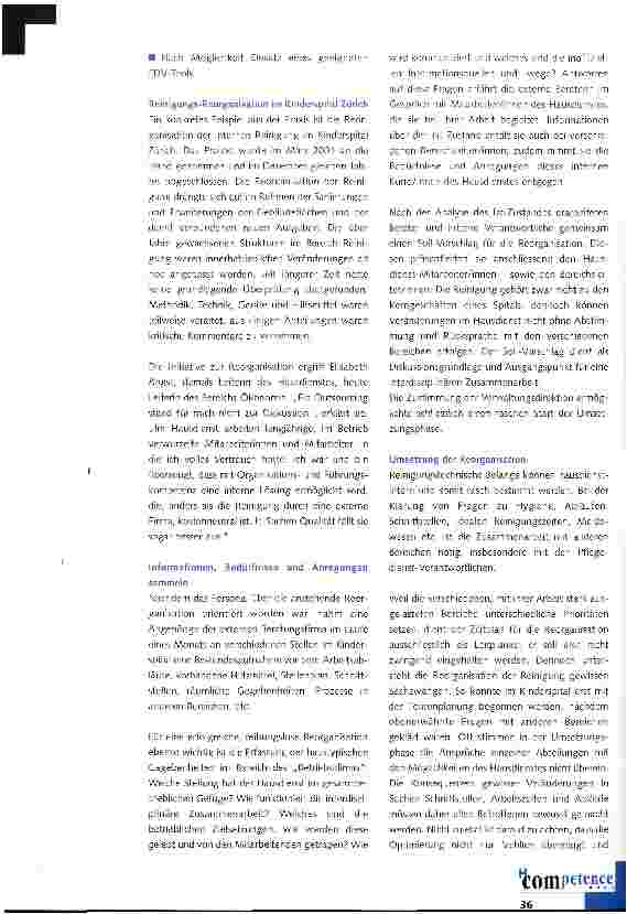Vorschauseite 2: Effiziente Eigenreinigung statt Outsourcing