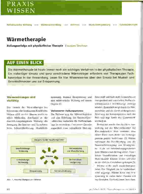 Vorschauseite 1: Wärmetherapie