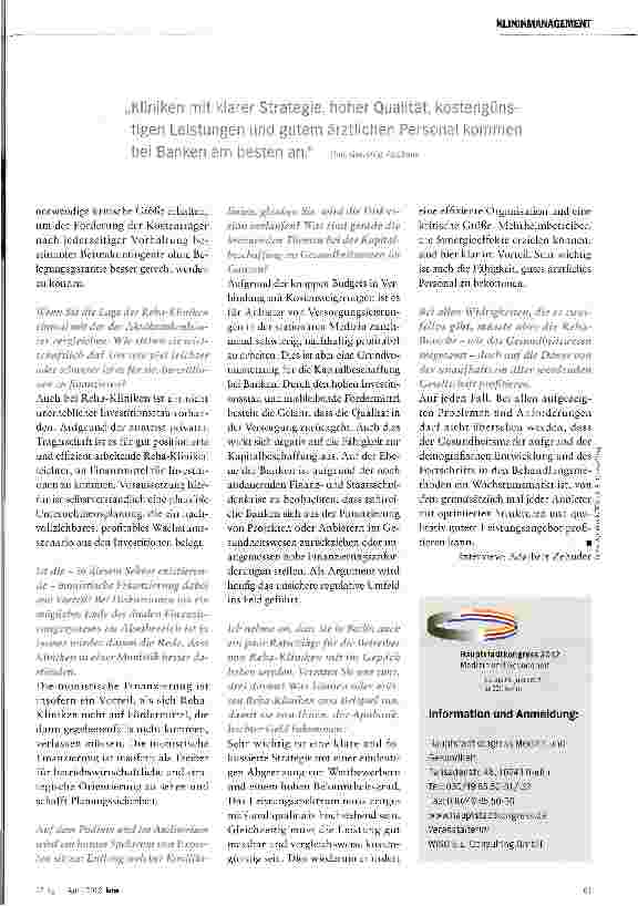 Vorschauseite 2: Je besser, desto kreditwürdiger