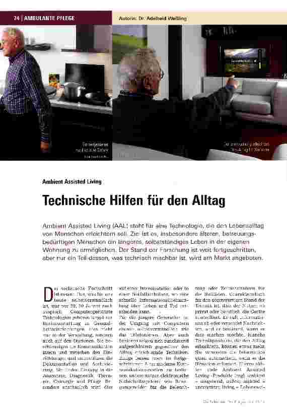 Vorschauseite 1: Technische Hilfen für den Alltag