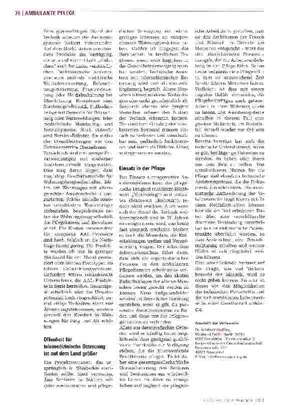 Vorschauseite 3: Technische Hilfen für den Alltag