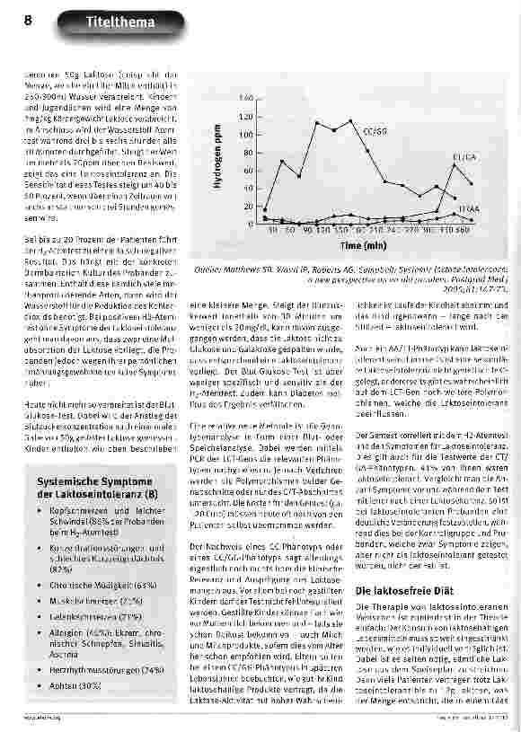 Vorschauseite 5: Laktoseintoleranz - Eine ganz normale „Krankheit