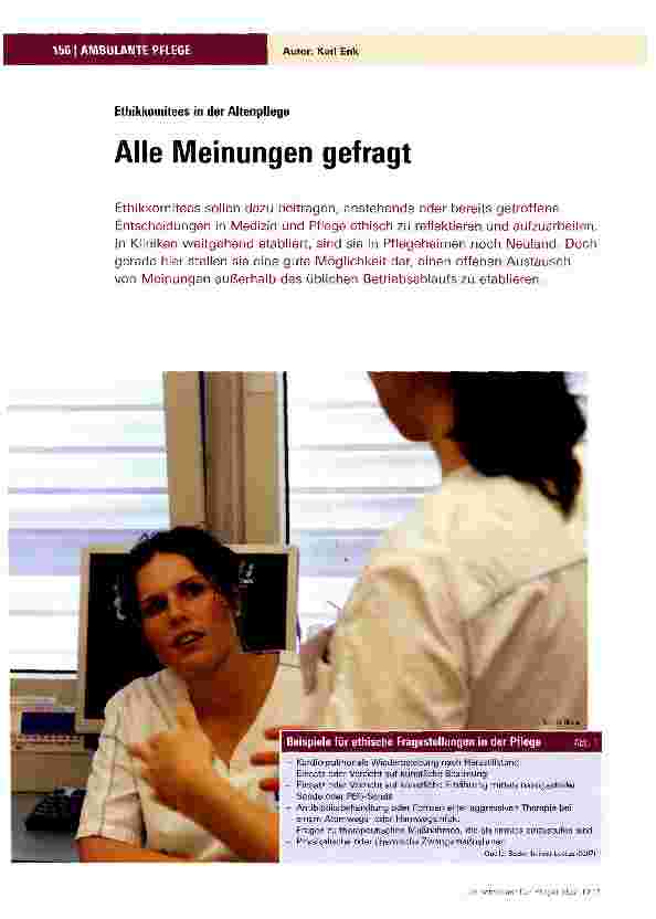 Vorschauseite 1: Alle Meinungen gefragt