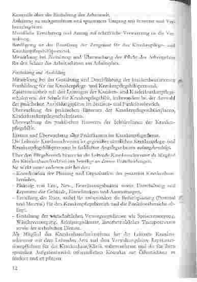 Vorschauseite 3: Überlegungen zur Stellung der Leitenden Krankenschwester, des Leitenden Krankenpflegers, der Leitenden Kinderkrankenschwester