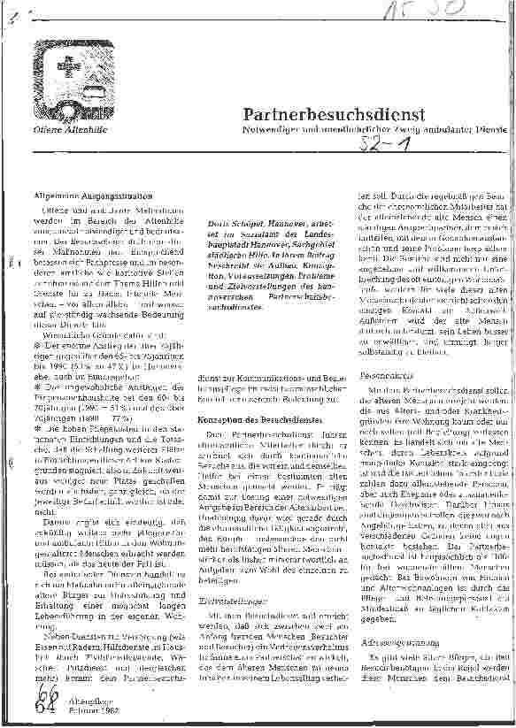 Vorschauseite 1: Partnerbesuchsdienst