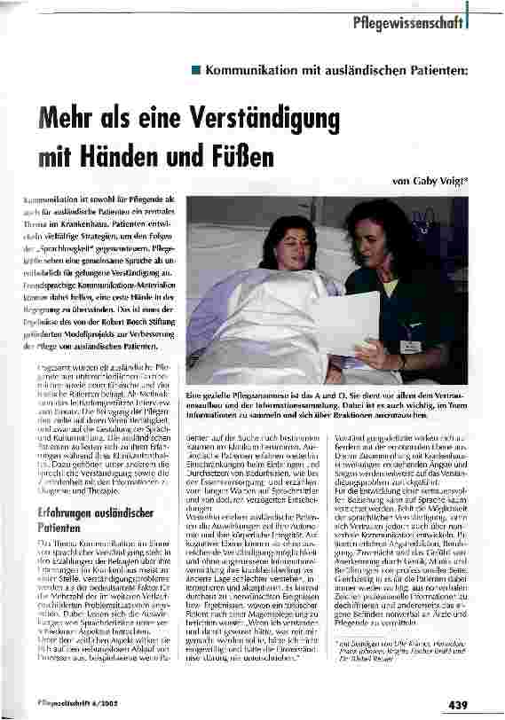 Vorschauseite 1: Mehr als eine Verständigung mit Händen und Füßen