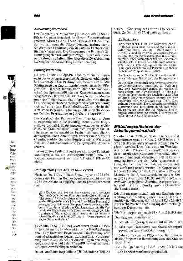 Vorschauseite 5: Umsetzung der Pflegepersonalregelung in die Praxis des Krankenhauses