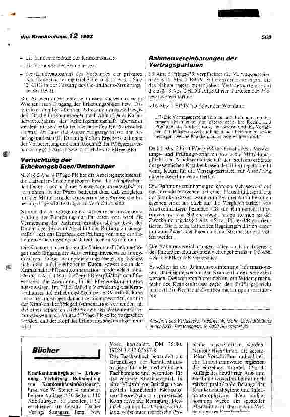 Vorschauseite 6: Umsetzung der Pflegepersonalregelung in die Praxis des Krankenhauses