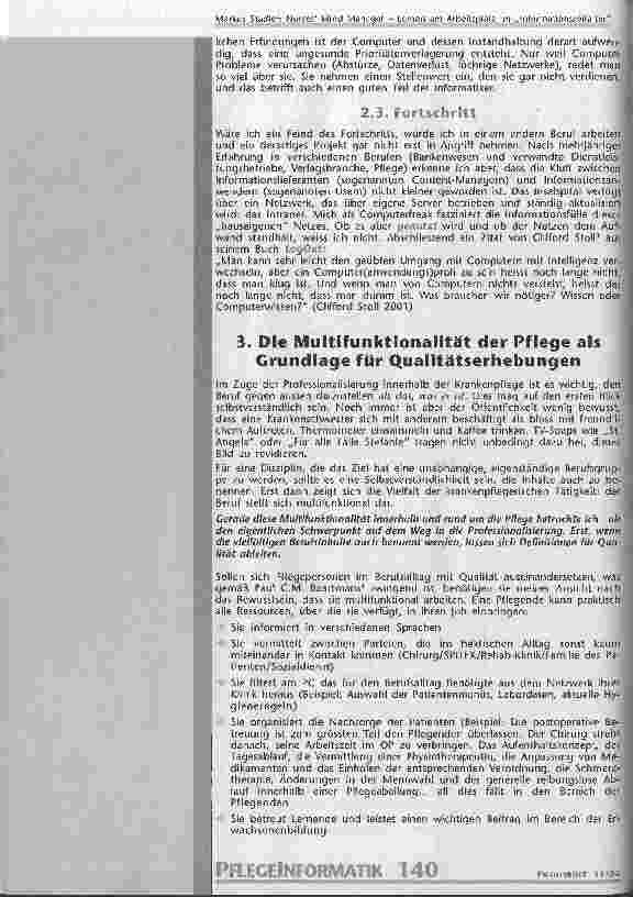 Vorschauseite 3: Nurses Mind Manager Lernen am Arbeitsplatz im Informationszeitalter
